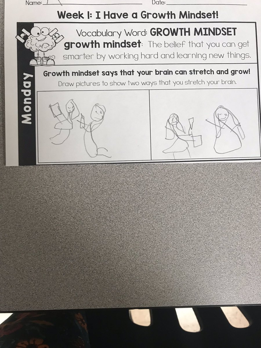 MrsSisk2195's tweet image. First grade has been learning about stretching our brains! #MistakesHelpUsLearn #KeepTrying #atthebergh #sjsdproud