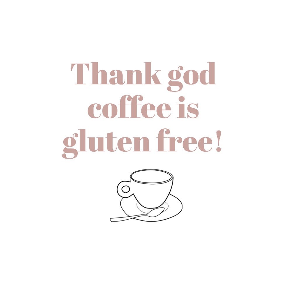 Especially thankful of this on #Monday☕️ 😴. I’m going to need an extra cup today. 
What are food/drink are you thankful that it is #glutenfree? Comment to let me know!

#celiacdiet #celiac #celiacliving #livingwithceliac #coffee #thankful