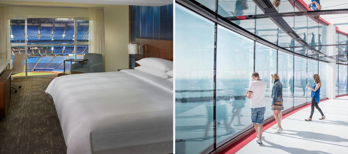 TOMarriottCC's tweet photo. ✨Want to catch #Toronto's most incredible views before the end of summer?!✨ How about: 

⚾1-night in a Fieldview Room to watch the Jays on Sep. 28
🏙️4 tickets to the CN Tower's NEW Observation Deck

👉To Enter: Follow @TOMarriottCC + @TourCNTower + RT!

https://t.co/XHjypHewpW https://t.co/hZks5GwAd1