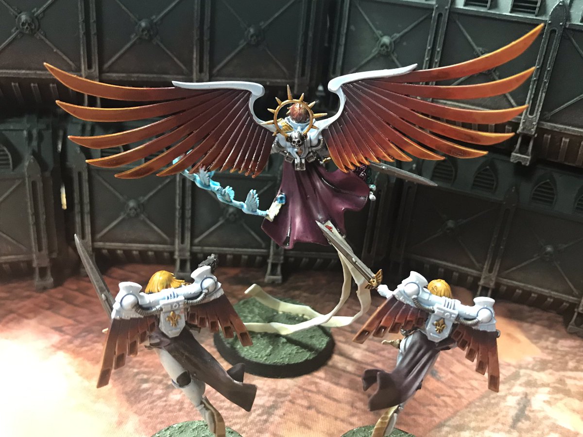 GW_Salisbury's tweet photo. Started reading Celestine by @AClark2018 felt inspired to finish my version of the Living Saint. If you havent read the book you are 100% missing out. Check out your local Warhammer Store for a copy now. #sistersofbattle #Paintingwarhammer #livingsaint https://t.co/v2Qm7p2RuF