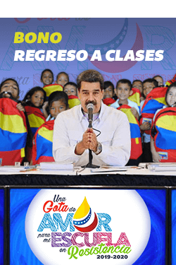 CarnetDLaPatria's tweet photo. ¡Atención! comenzó la asignación del bono 
Regreso a Clases por un monto de #50mil bolívares 
a través del @CarnetDLaPatria. #VenezuelaIndetenible https://t.co/5BU2CS0ZJR