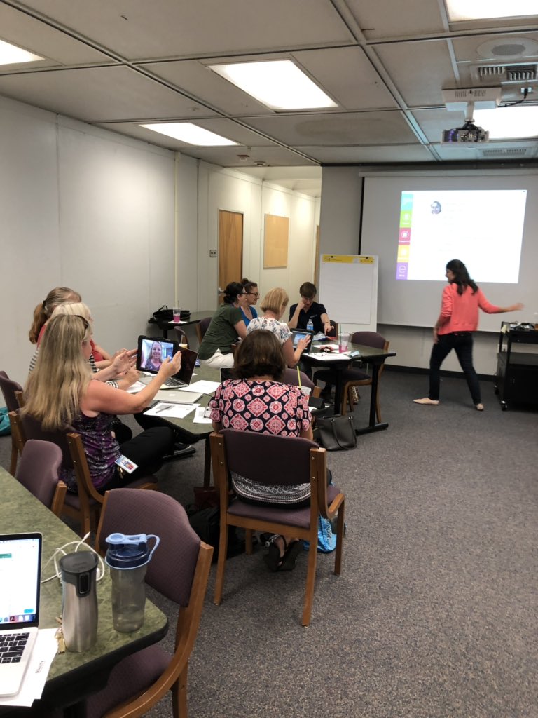 GP52Resist's tweet photo. State Preschool teachers learning how to automate data collection for student portfolios and DRDP assessments #savingtime #qualitydata #learninggenie #techyteachers @CajonValleyUSD @henryjenine @sevicksuns https://t.co/6JSh7fAycG