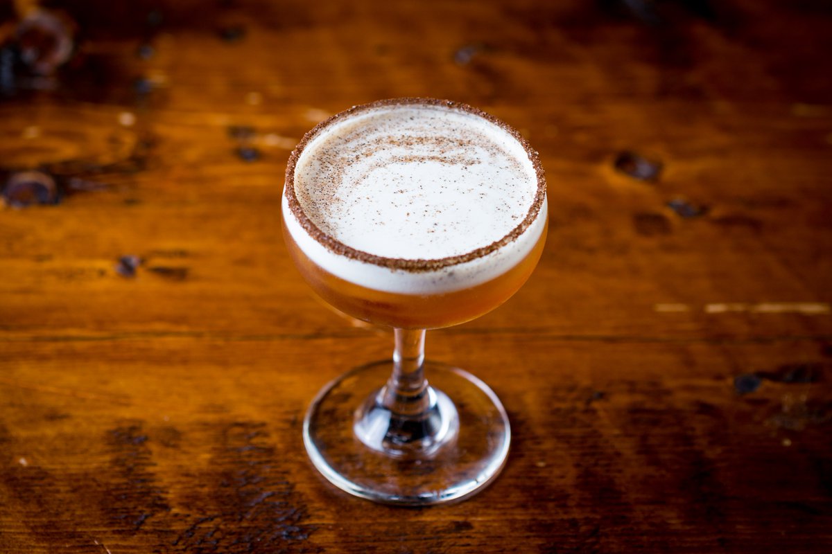 We don't know about you, but we're ready for fall to get here. Come grab a little fall in a glass during Happy Hour! 🍁