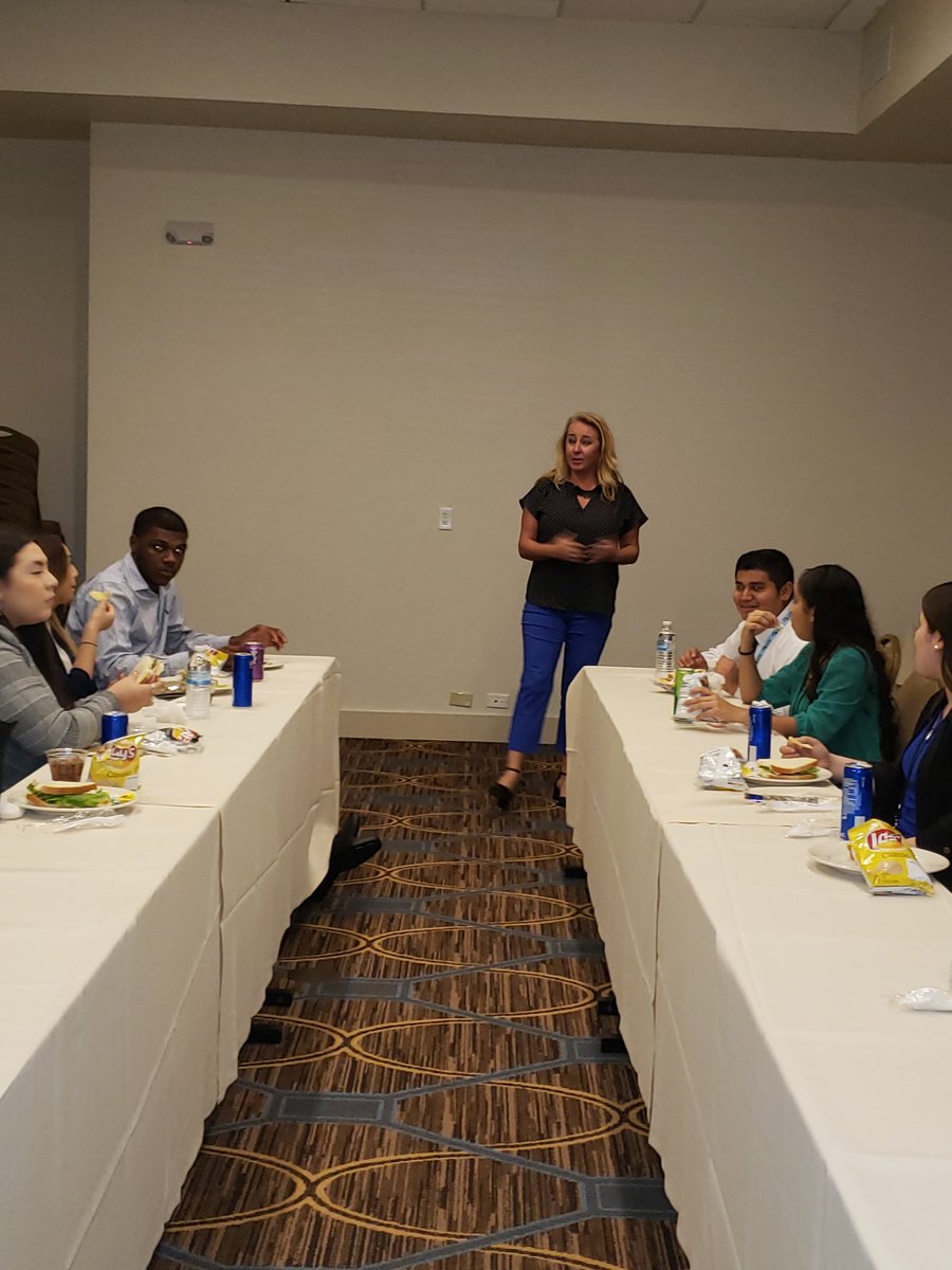 AmieT1999's tweet photo. Hospitality Students attending student orientation at the Doubletree and Sheraton Hotel! Getting ready for their internship! #WeAreAldine #BlansonReady @BlansonCTEHS @BenIbarraCTE @RomaGuerra2 @AldineCTE https://t.co/p2bTFzxU8X