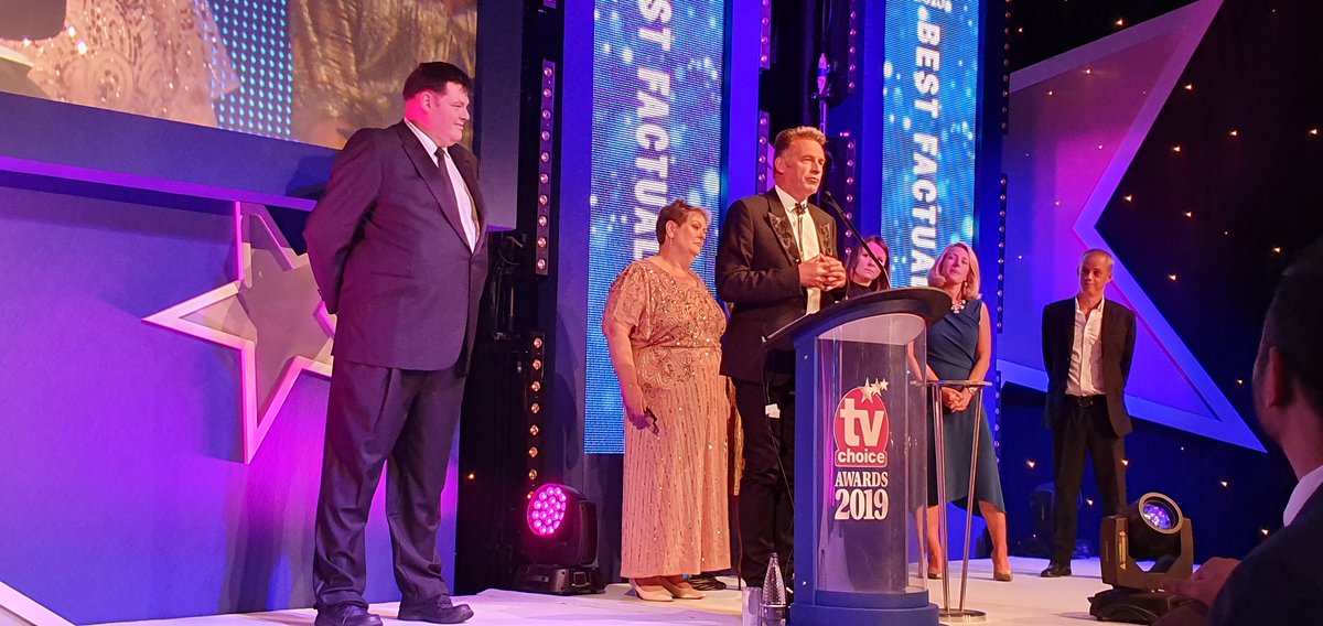 Chris Packham: “A message to ‘I'm A Celebrity Get Me Out Of Here’. Can you please stop abusing animals on your programme.” 

<a href="/TVChoice/">TV Choice</a> awards