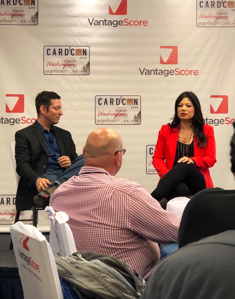 TravelWell4Less's tweet photo. Closing out a great first day @CardConExpo with a fun, informative keynote learning about @winniesun ‘s journey from Hollywood page to one of the top female financial planners. #winniesun #cardcon https://t.co/2fKIUCf2FB