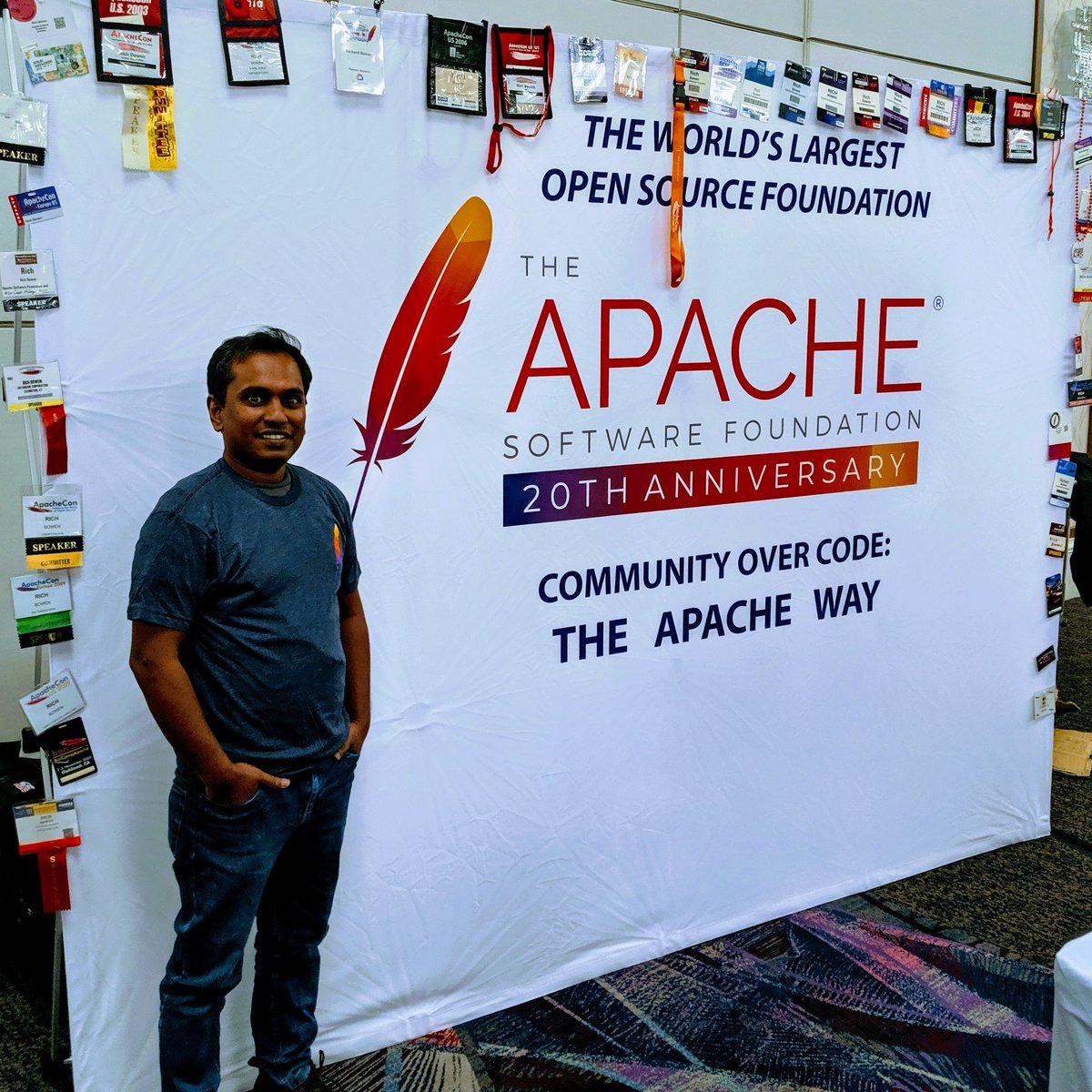 Back to the roots. #apacheway #communityovercode #APSA2019 #OpenSource @ApacheCon