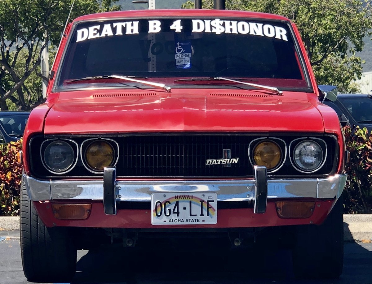 RadMauiRides's tweet photo. There is no more #rad 70’s era small truck than the #Datsun 620 Series.
This #maui #ride is indeed one #badboy #OG4LIF #hawaii https://t.co/zXMjPCvils