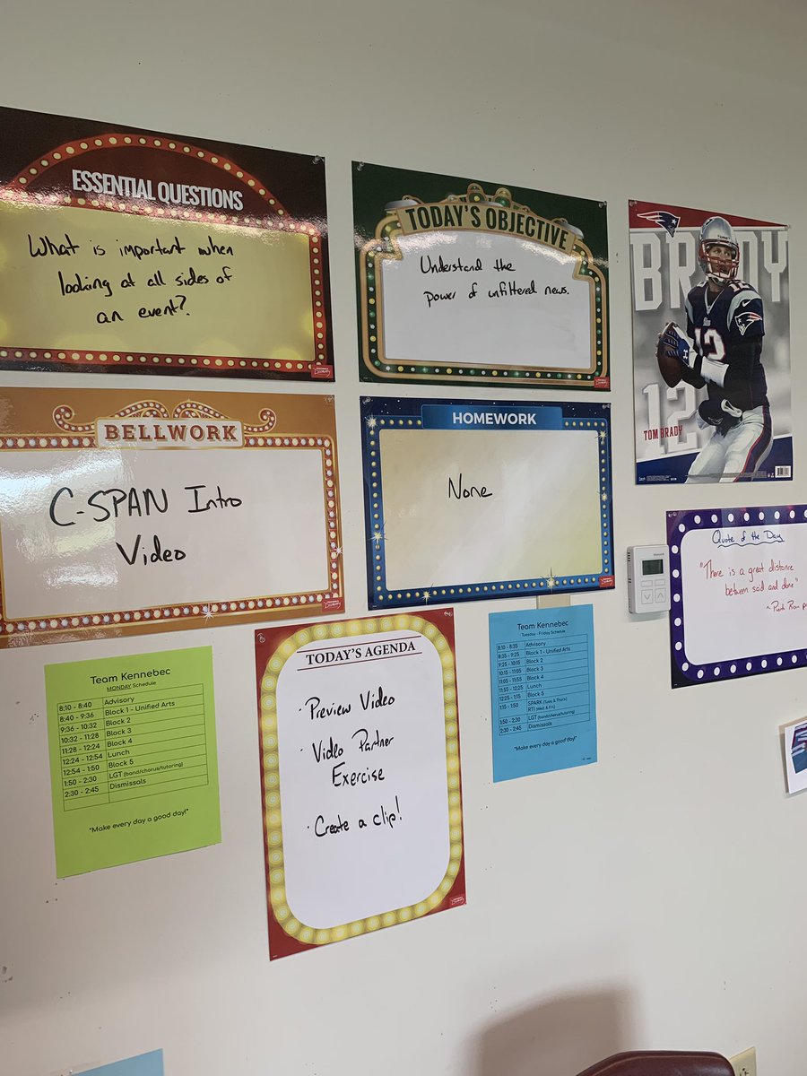 KMaho16's tweet photo. Today we started @CSPANClassroom Monday’s! All of my students selected various topics and we as learners were exposed to 34 different topics in American History from 1987-2017! #CSPANrocks #GoMessoEagles https://t.co/YD97AEbxRD