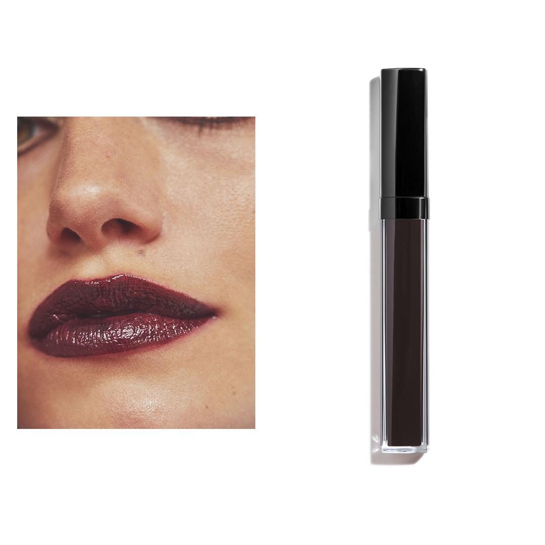 Dress Like Phoebe Tonkin on X: September [2019]  Posing for Gritty Pretty  wearing on her lips #chanel Rouge Coco Gloss Limited Edition Moisturizing  Glossimer ($30) in 816 Laque Noire. #phoebetonkin  /