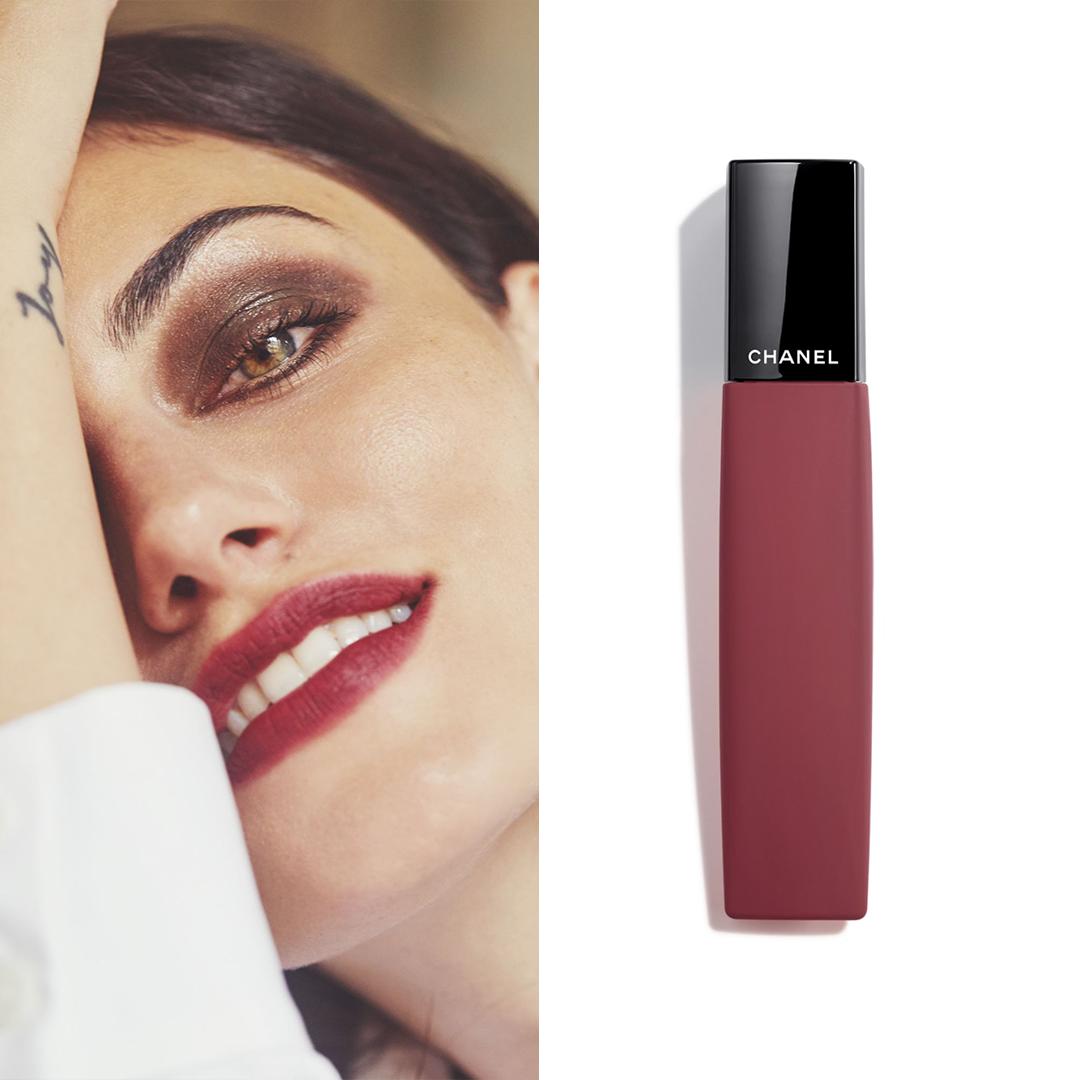 ROUGE ALLURE LIQUID POWDER, Liquid Matte Lip colour blurred effect – CHANEL  Makeup 