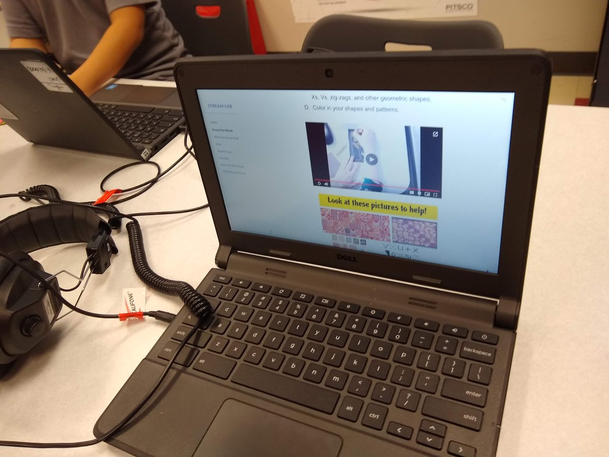 VelascoLab's tweet photo. @VelascoElem students took a trip to South America in #STREAM Lab - explored land-forms in #Google Tour Creator, saw the science of weaving fabric in a #flipped lesson, and created an original Inca-inspired pattern! #artsEd #Chromebook #BlendedLearning #digitalBISD #BISDPride https://t.co/p58wEp9XzD