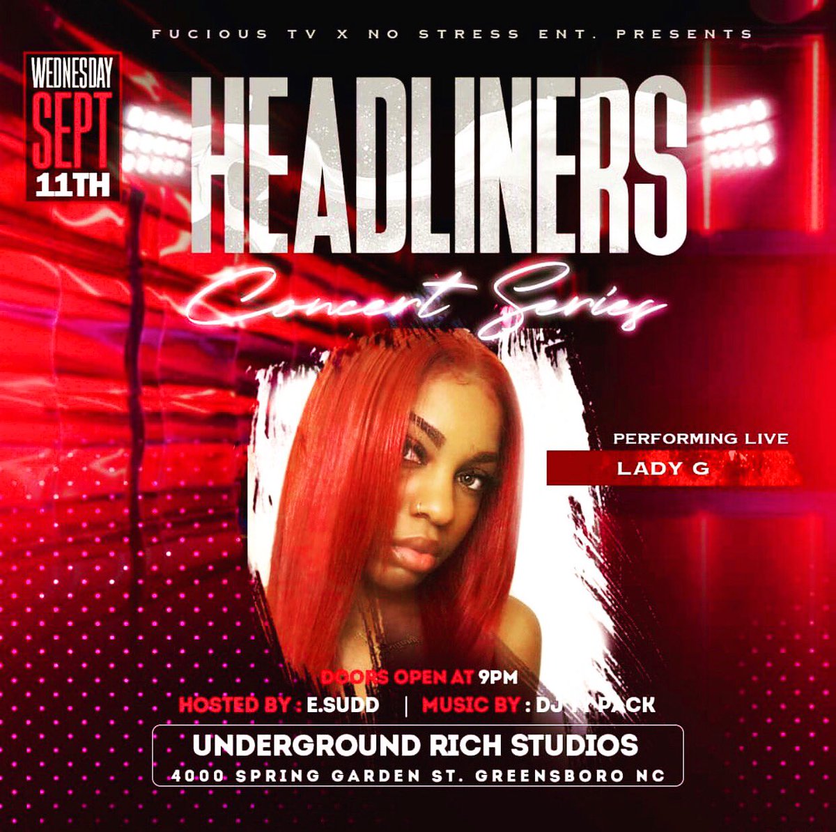model_brttny's tweet photo. Y’all come check me out!! 9-11 in Greensboro NC. It’s about to be a lituation‼️‼️‼️
#LadyG #femalerapper #upcomingrapper #upcomingartist #252rappers #ncrappers #lilwayne #liltune #Drake #2chainz https://t.co/oZa1kSHS35