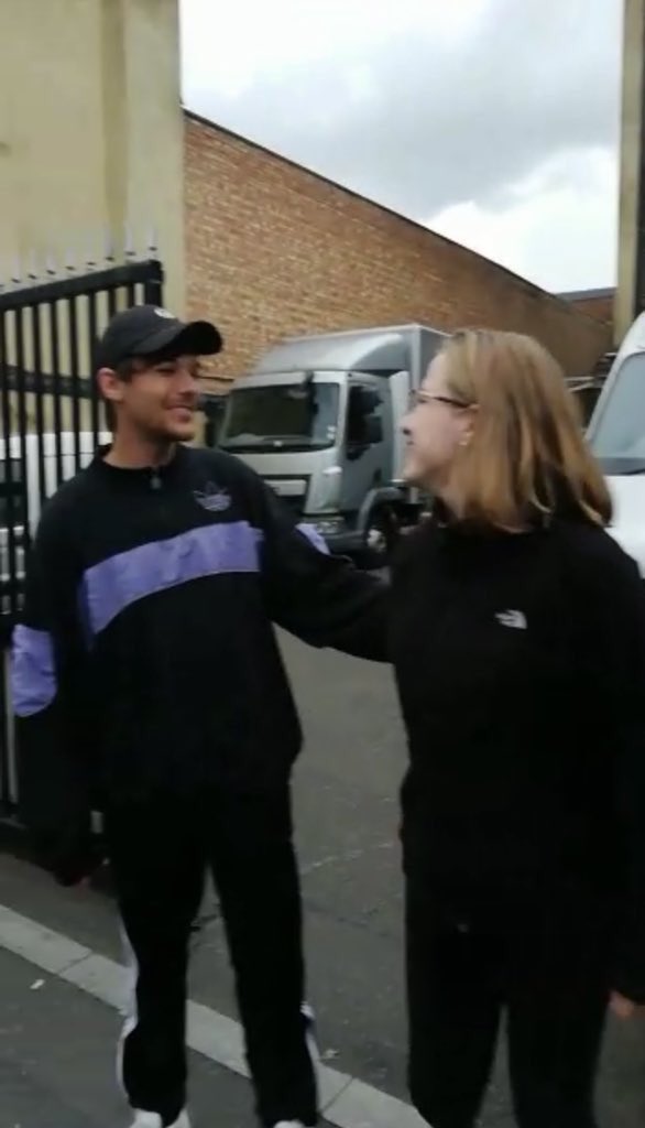 Louis with a fan today! (9/9/19)