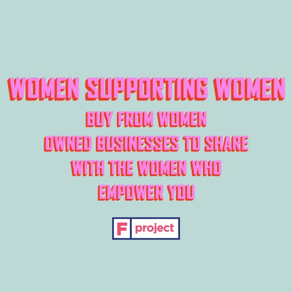 We just joined <a href="/theFprojectco/">The F Project</a> As a female founded and owned business, we're excited to join this community of women entrepreneurs!