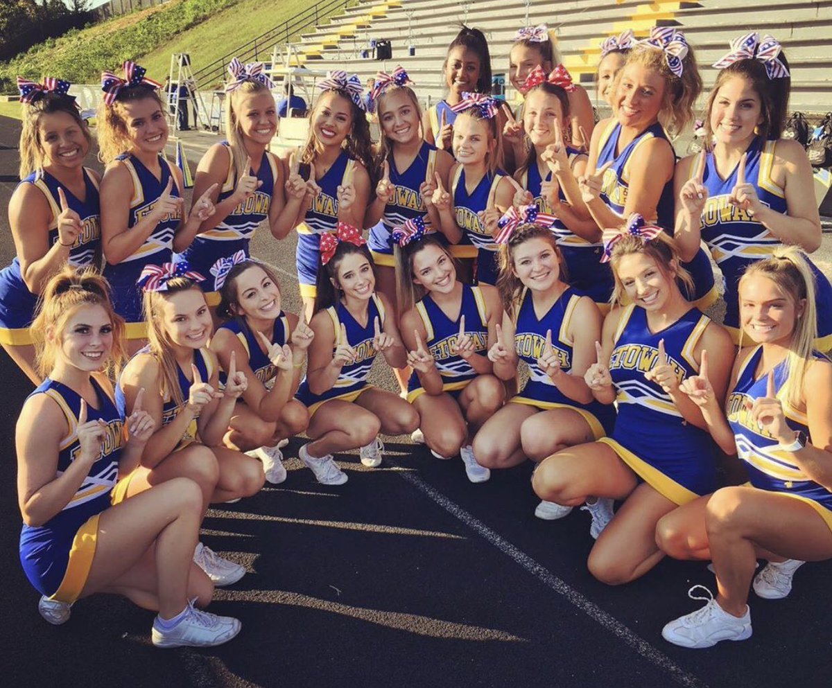 EtowahCheer's tweet photo. Thanks for coming @11AliveSports! We see you 👀🚁! Y’all come back-ya hear?!
Let’s go Eagles! 💛🏈💙@EtowahHS @etowahfootball @EHSeagleconnect https://t.co/0zDiCSyt7k