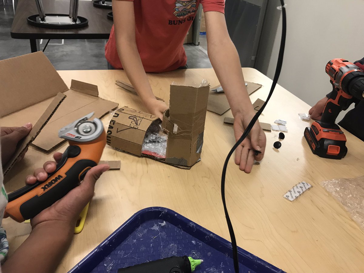 Most providers of curriculum say they are hands-on. At PLTW, we practice what we teach. Mrs. Carter is the Gateway to STEM. Thanks for leading the way <a href="/TFSD411/">TFSD #411</a>