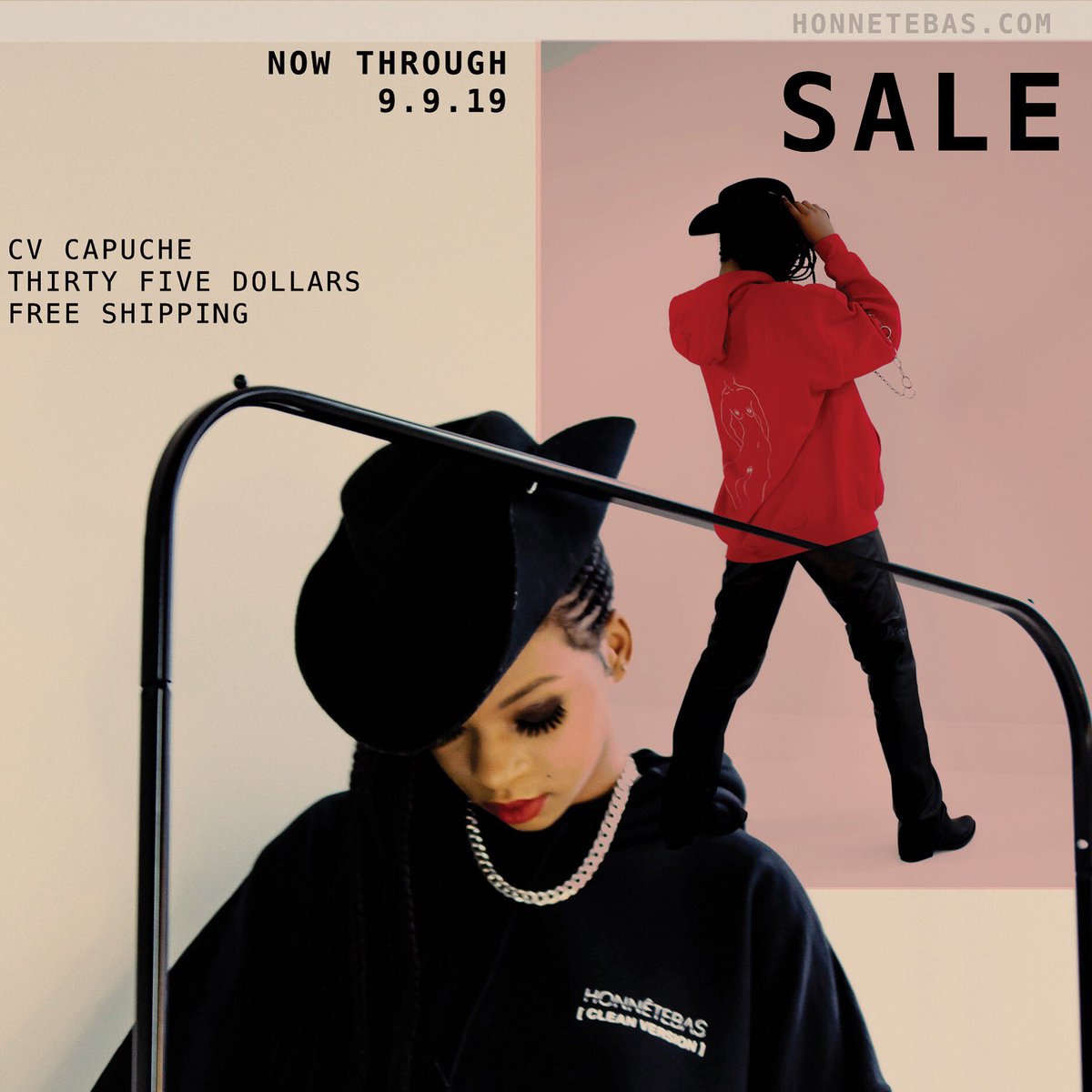 honnetebas's tweet image. LAST DAY • SHOP NOW 

Get your CV CAPUCHE HOODIES 
$35 + FREE SHOPPING 
#HONNETEBAS