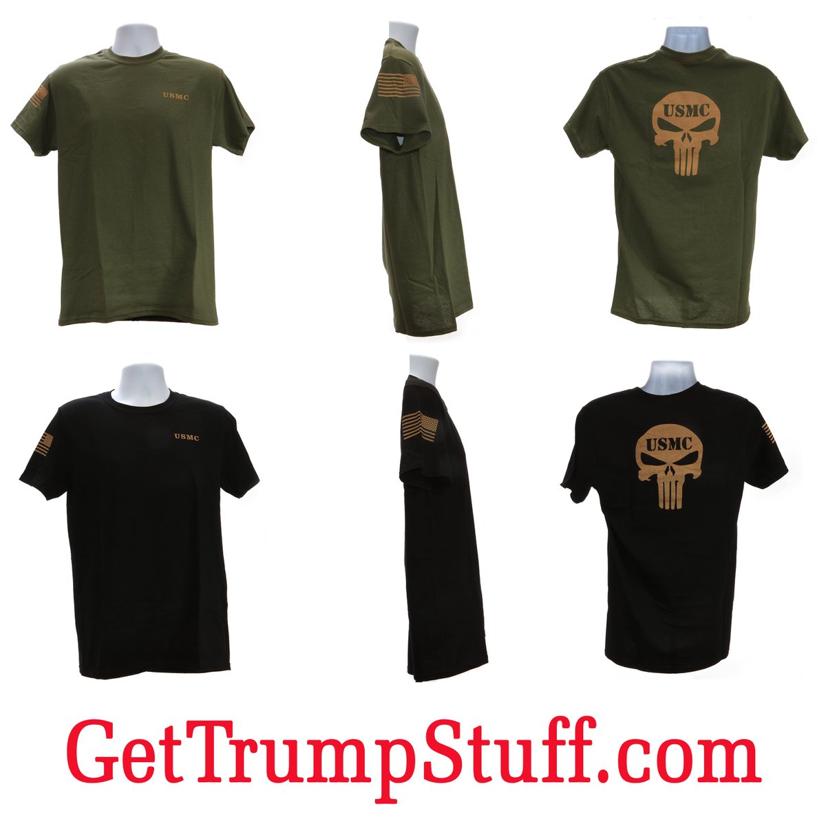 GetTrumpStuff's tweet photo. New USMC - Punisher T-Shirts new in stock!

Military Green and Black from Small to 5X-Large

https://t.co/ySV6GLhzu2

#USMC #AmericaFirst #Punisher #tshirtshop #MAGA https://t.co/sLMC3O0uYX