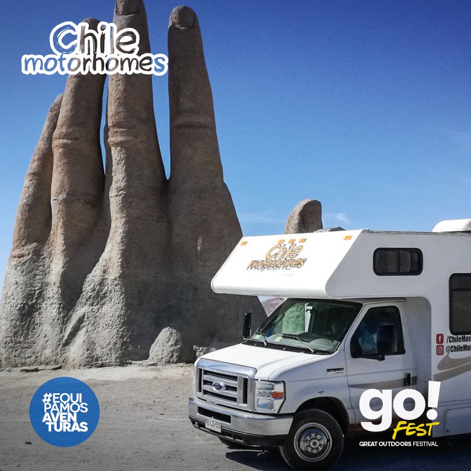 GoFest_Chile's tweet photo. #ChileMotorhomes se especializa en el arriendo de Motorhomes y Campers especialmente diseñados para que tu experiencia de recorrer #Chile sea a otro nivel. Ven a conocer su amplia oferta de vehículos del 25 al 27 de Octubre en #GoFest2019 🍃🙌🏼 #GoFestChile #EquipamosAventuras https://t.co/WpkWAO21yA