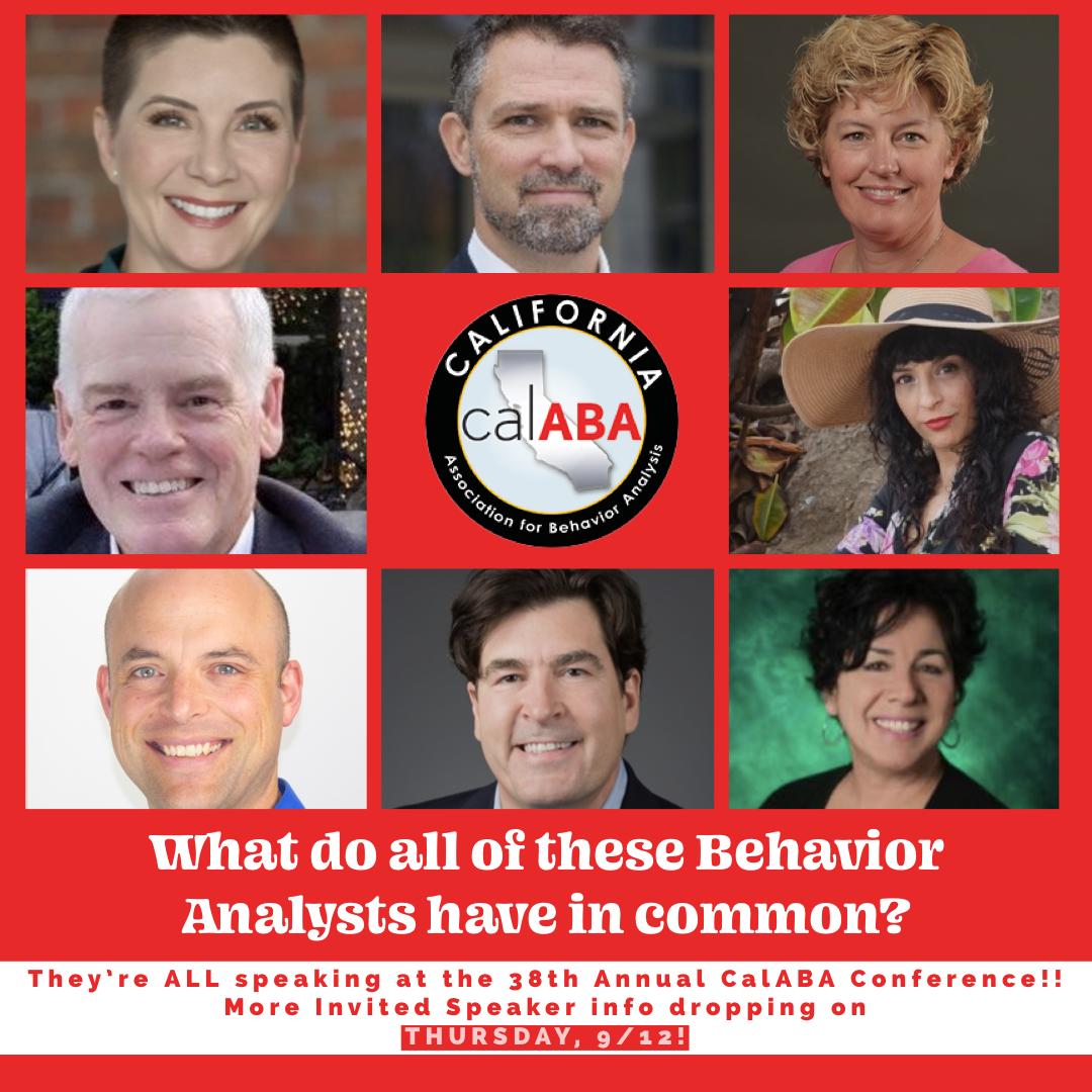 calabaorg's tweet image. We’re so pumped about all of our Invited Speakers for the 2020 CalABA Conference we had to share a few of the amazing Behavior Analysts you’ll be able to see in March. We’re dropping the FULL 2020 CalABA Invited Speaker line-up on Thursday, 9/12!
#CalABA2020 #ABAConference