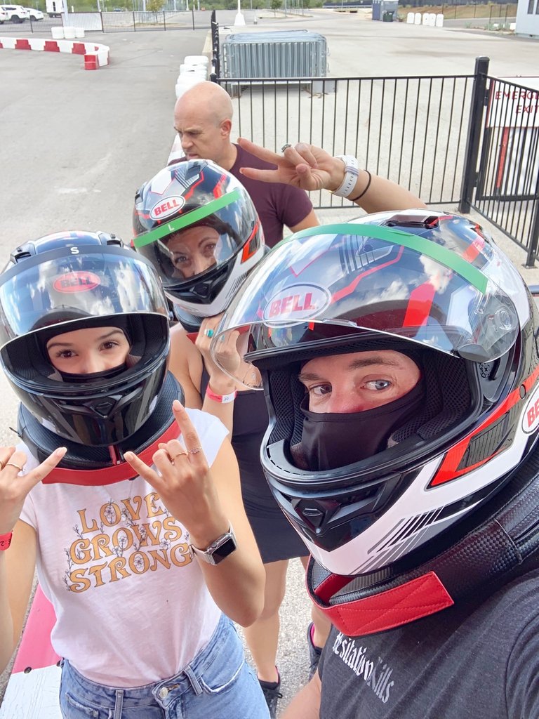 thetakeover_atx's tweet photo. The Twelve Rivers fam had an EPIC Monday out at COTA racing Go Karts π π And yes, there was lots of drifting, fishtailing and plentyyy of smack talking.
#jumponin #teambuilding https://t.co/zQNGAi0Ijx