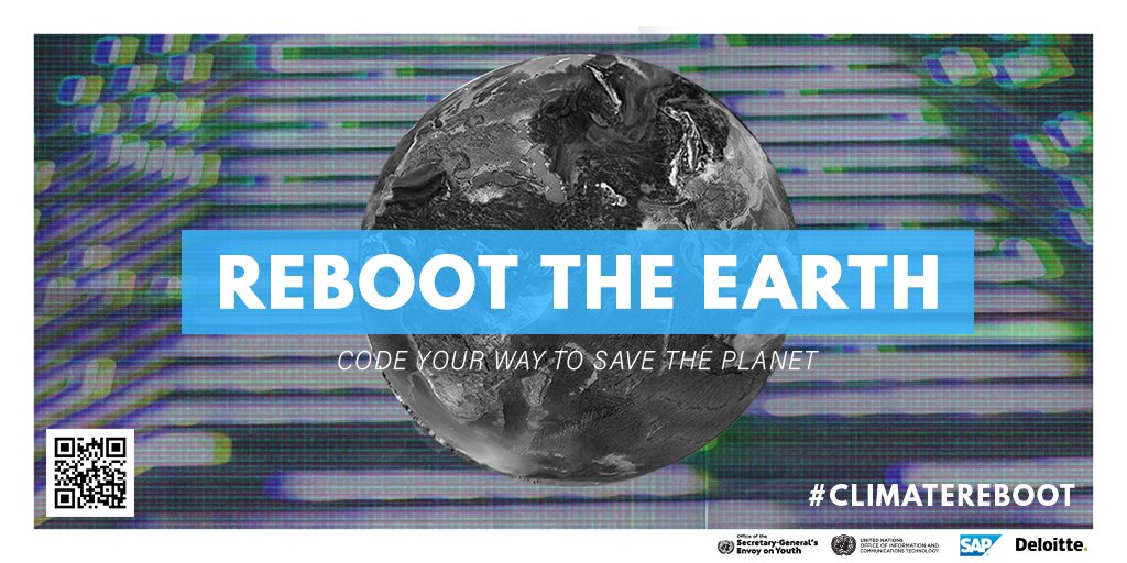 Atefeh_Riazi's tweet photo. Can't wait to see the innovative solutions that come out of the upcoming Reboot the Earth #hackathons in #untilGermany and #untilFinland. Follow @UNYouthEnvoy &amp; @UNTILabs for updates.  #GlobalGoals #ClimateReboot #ClimateSummit2019 @salemavan @MMGAZZ @UN_OICT_OSD @DianneDain https://t.co/T0Ej9ZmjRH