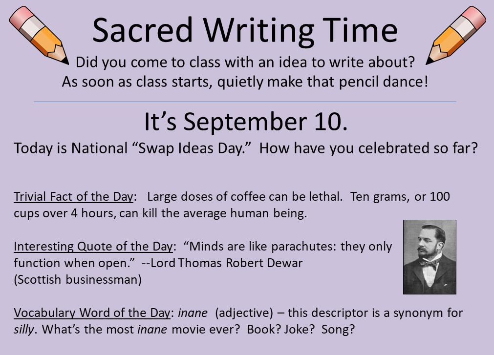 WritingFix's tweet photo. It's our final week of free previews of our #SacredWritingTime slides. We hope those of you who tried them found value in them. Download the first month of slides free: https://t.co/MNgglxynE0 https://t.co/ozA5XX6BHJ