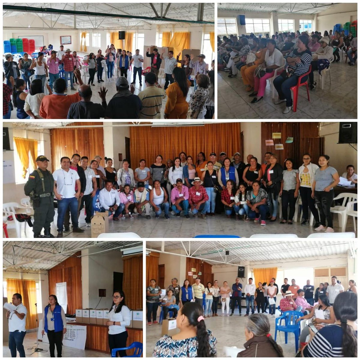 UnidadVictimas's tweet photo. En #Busaco #Nariño fue elegida la Mesa de Participación Efectiva de Víctimas con 19 representantes que trabajarán por implementar la política pública de víctimas en el municipio, beneficiando a los 2555 sobrevivientes del conflicto armado presentes en la zona. https://t.co/4kg6T94LST