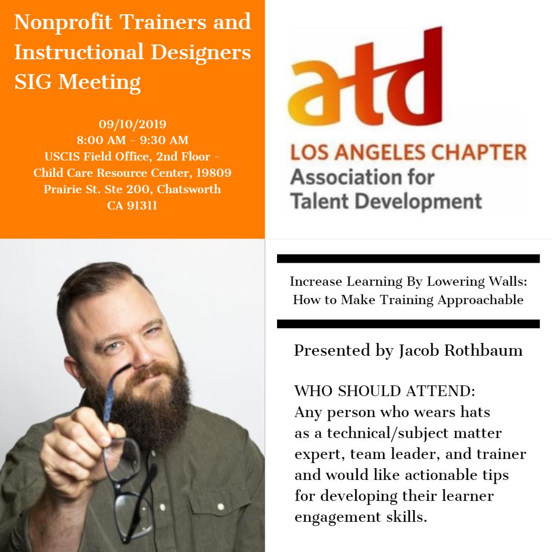 There are last minute spots open for tomorrow morning's event! Take on your Tuesday with a bit of learning!

REGISTER HERE: atdla.org/event-3256779