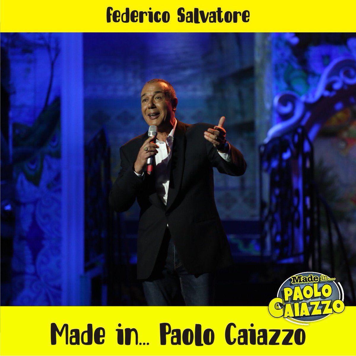 😉 Ecco il primo amico che viene a farci compagnia, sul palco di Made In... #PaoloCaiazzo, in questa serata speciale ricca di divertimento! 
Facciamo un applauso a #FedericoSalvatore 👏🏼

 #MadeinSud #SiamoTuttiQuantiMadeInSud #RidiConNoiAcca24 #TunnelProduzioni #MadeInSudStories