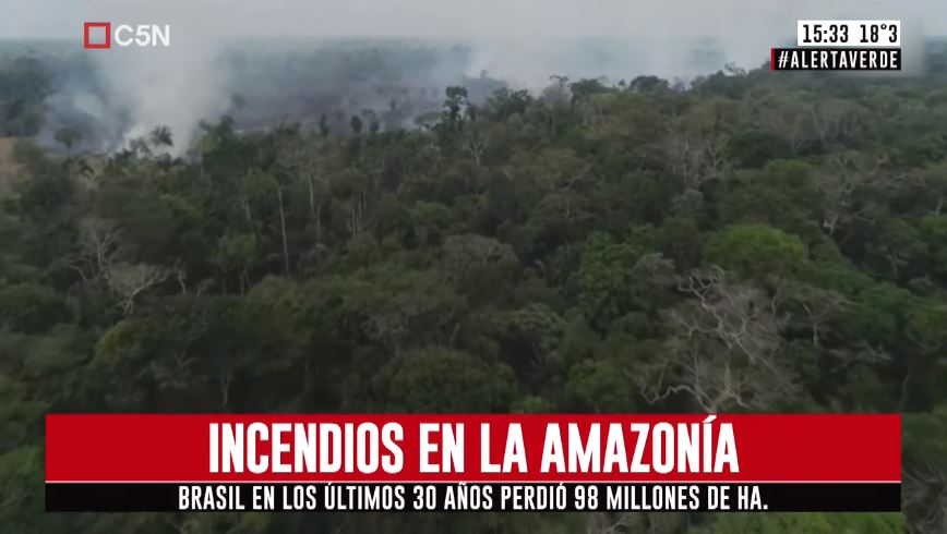 🌳🔥 Incendios en la Amazonía: emergencia ambiental con repercusión internacional. Mirá el especial de <a href="/ALERTA_VERDE/">ALERTA VERDE</a> con <a href="/pavesioluis/">Luis Pavesio</a> → bit.ly/2kDP6o3