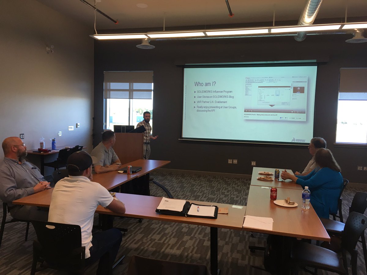 Eastern Ontario User Group Meeting <a href="/RachelDianeYork/">Rachel Diane York</a> @ServicePackSean <a href="/DanieljGranillo/">Daniel GRANILLO</a> @HHaszDriveWorks <a href="/DriveWorks/">DriveWorks</a> @QuickTurnParts @javelintech