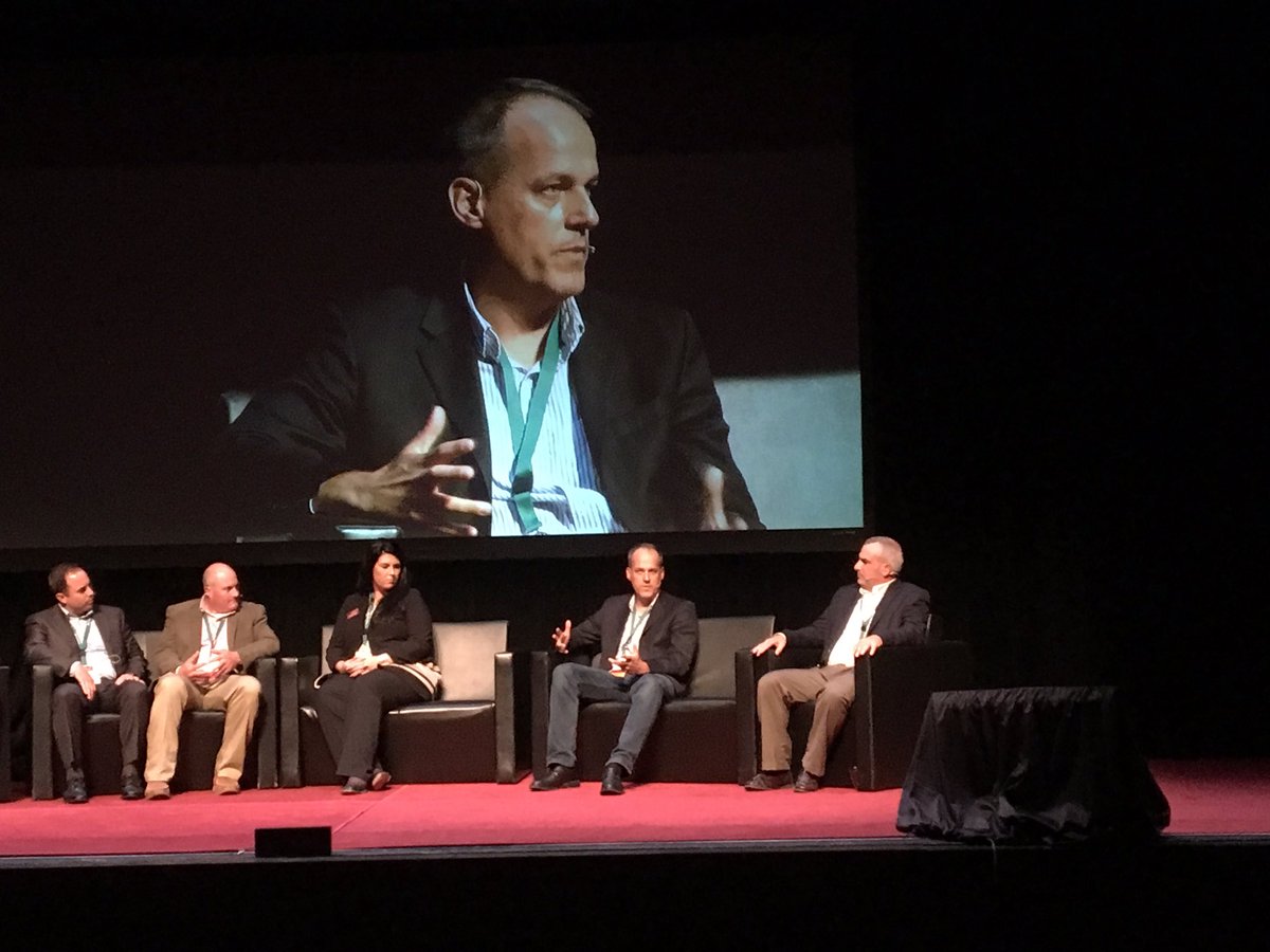 BJFabbri's tweet photo. @TechAccel &amp; @CovenantAH ‘s own @MikeRohlfsen speaking on a nutrition panel @AgShowcase.  Joined by colleagues representing @LandOLakesInc @UMNews @Cargill &amp; Meyers Natural Foods.  #AIS2019 https://t.co/rKS9lVXFMM