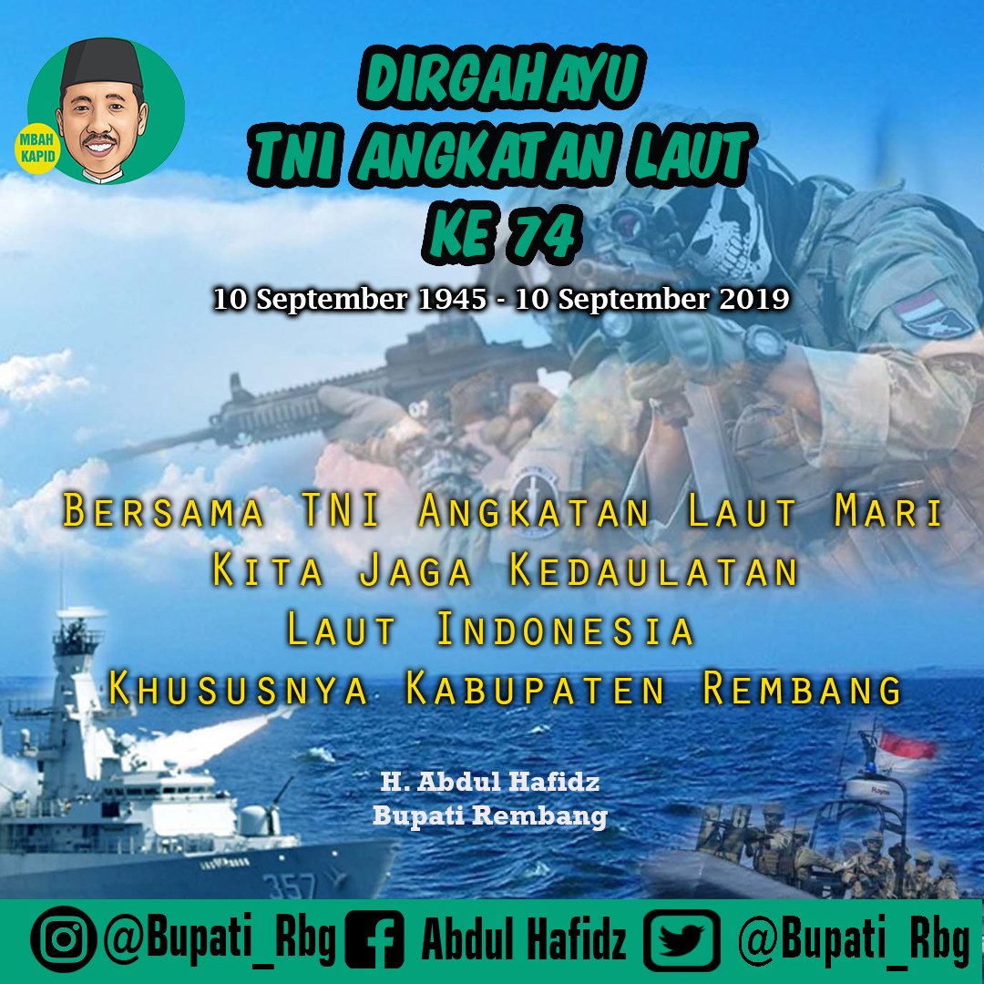 Dirgahayu TNI Angkatan Laut, Bersama Rakyat TNI Kuat