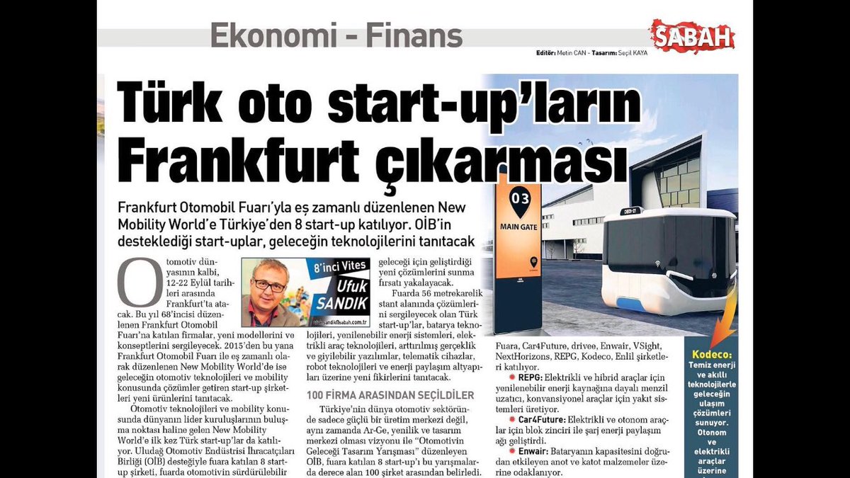Drivee_io's tweet photo. OİB ve İTU ARI Teknokent’in işbirliğiyle New Mobility World Frankfurt’ta yerimizi aldık.
@iaamesse @ituTeknokent @drivee_io
@numobilityworld
#Frankfurt #IAA2019 #IAA19 #OIB #ARITeknokent #Drivee https://t.co/dEWoBc7oBm