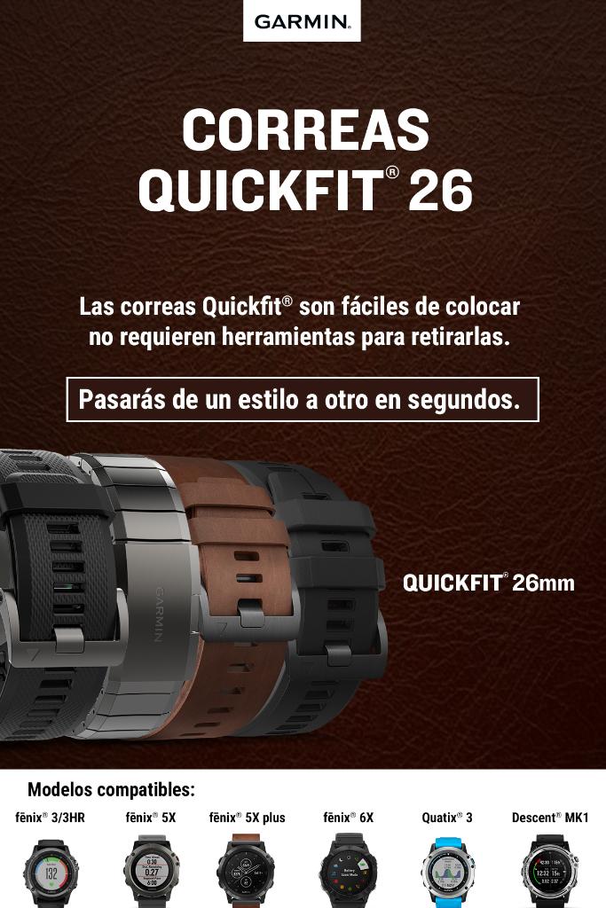 GarminMexico's tweet photo. 💡 Sabías que puedes actualizar tu #Fenix3 #Fenix3HR #Quatix3 a correas #Quickfit26
👨💼 🏃 De un estilo a otro en minutos
#Quickfit26 compatibles con:
#Fenix5x #Fenix5Xplus #Fenix6x #Fenix3 #Fenix3HR #D2Bravo #D2Charlie #DescentMK1 #Quatix3
De venta en:
https://t.co/xeRpZ13dNw https://t.co/JKJ4cGGjpJ
