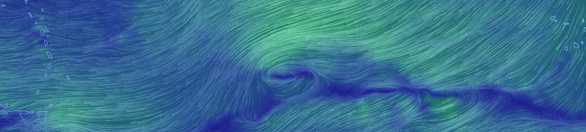 BobbiStorm's tweet photo. #94L trying to close off... has swirls behind it tho... #Earthnull https://t.co/UUwbKpGOUZ