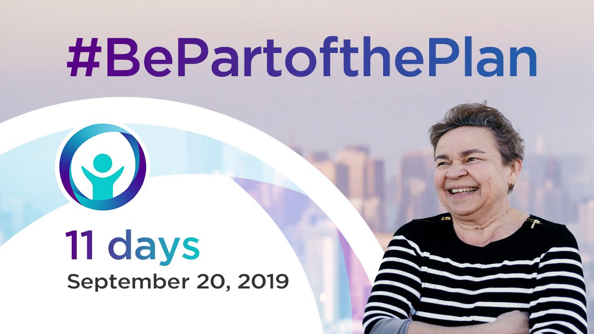#BePartofthePlan
11 days away
September 20, 2019