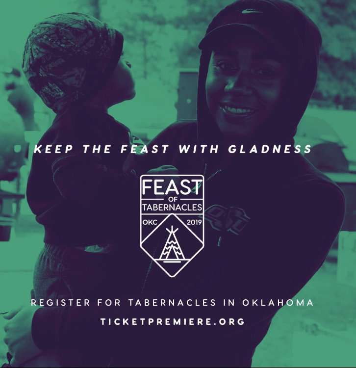 IUICOKC's tweet photo. Can’t wait to be apart of one of the biggest feast to unfold this year can you? If not then register today and get ready it’s almost here!!!!!
#FOT19 #Tabernac #family https://t.co/cmGHITjPoa