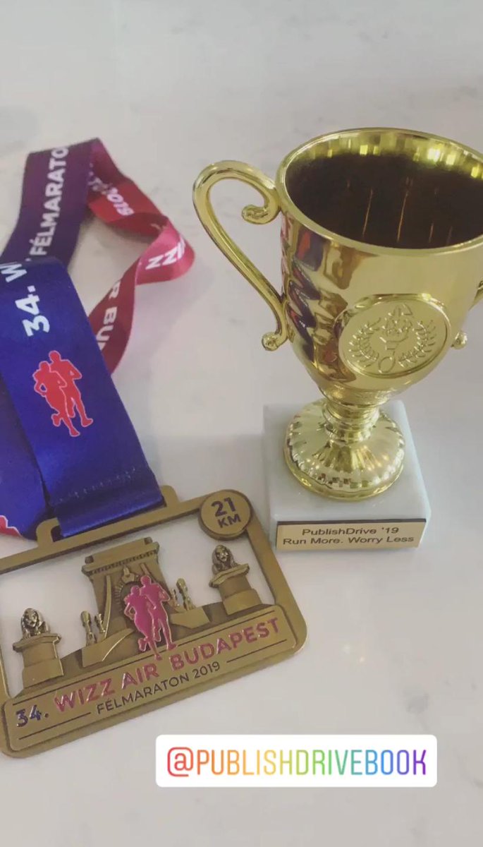 publishdrive's tweet photo. Congrats to our staff @RamonaTanay and Jóbai Tamás for winning the two-person relay at the 34th Wizz Air Budapest Half Marathon! So exciting to see PublishDrive being represented in the community. 💪👟#RunMoreWorryLess https://t.co/blzWY1ji5B