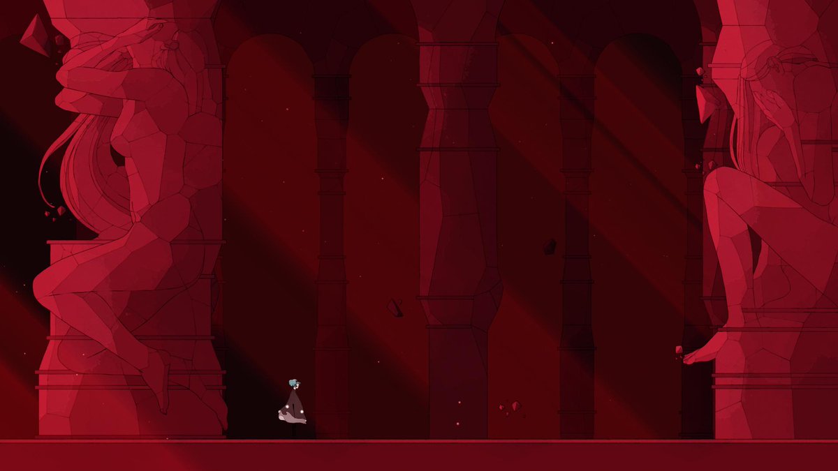 dcominottim's tweet photo. Have You Ever Played <Gris>? Gris is a hopeful young girl lost in her own world, dealing with a painful experience in her life. Her journey through sorrow is manifested in her dress, which grants new abilities to better navigate her faded reality. #Steam #GOG #HYEP https://t.co/yz37SZPFa6