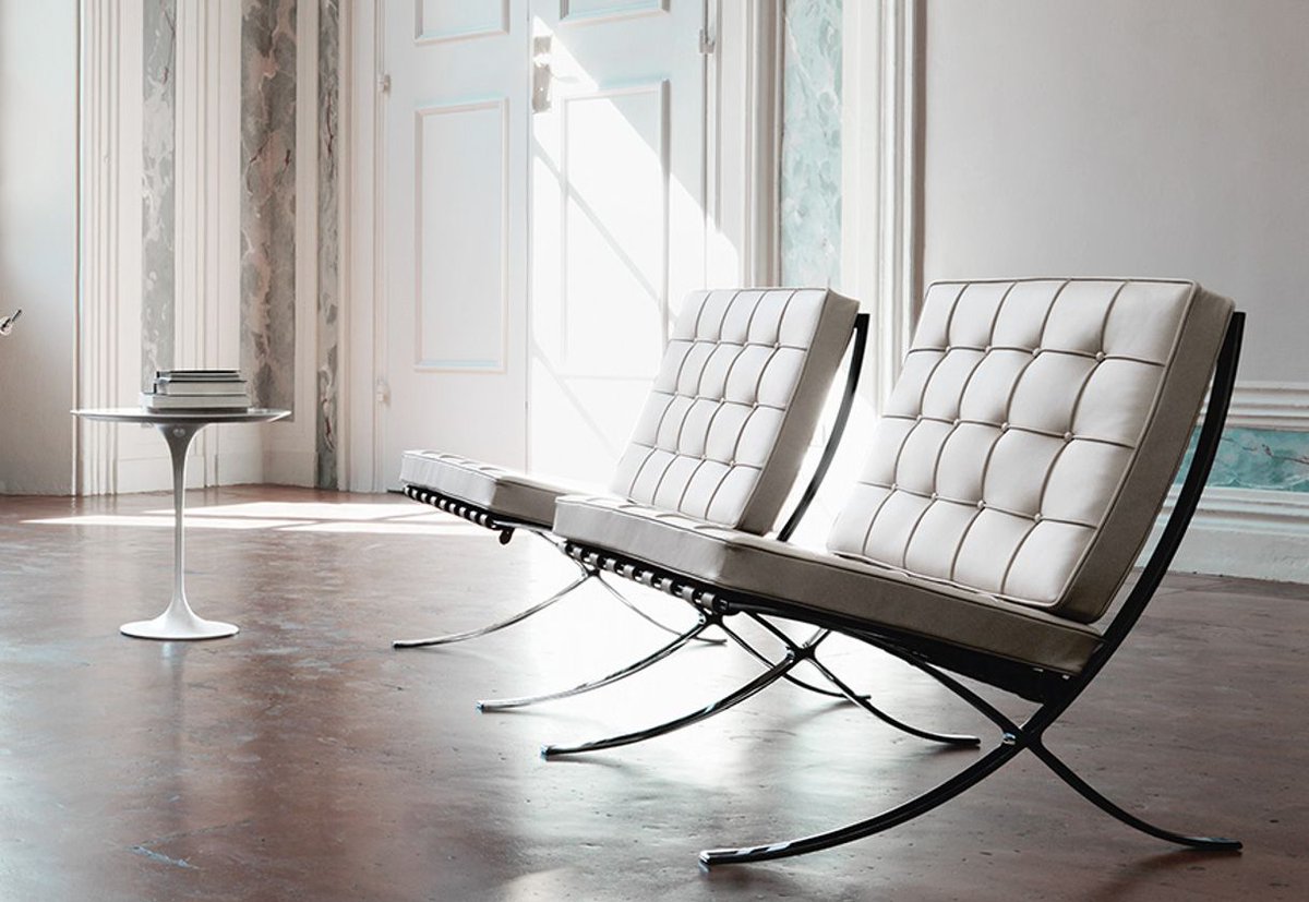 barcelonadesig1's tweet image. Having a couple of #BarcelonaChairs in your living room is quite elegant, but having these pair plus a #TulipTable is far beyond the boundaries of elegance and good taste.
Get these amazing items now!
