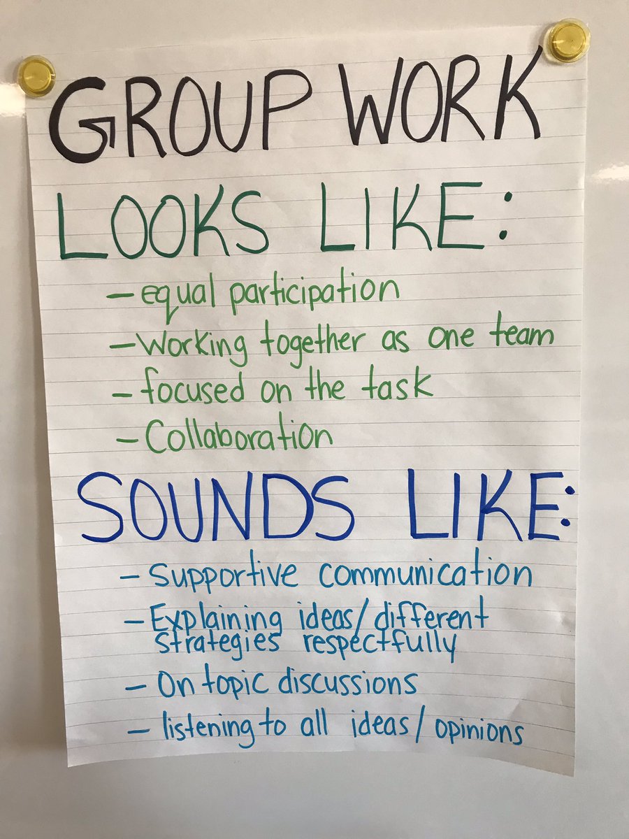 OODHummel's tweet photo. Today was a really great day! 8-3 was SUPER engaged in the #100numbers task. We then created our group work norms and put them to the test later this afternoon in a tricky stem challenge that required a ton of communication and team work! @oodps1 https://t.co/nDDhVfIVSq