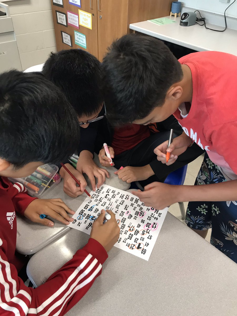 OODHummel's tweet photo. Today was a really great day! 8-3 was SUPER engaged in the #100numbers task. We then created our group work norms and put them to the test later this afternoon in a tricky stem challenge that required a ton of communication and team work! @oodps1 https://t.co/nDDhVfIVSq