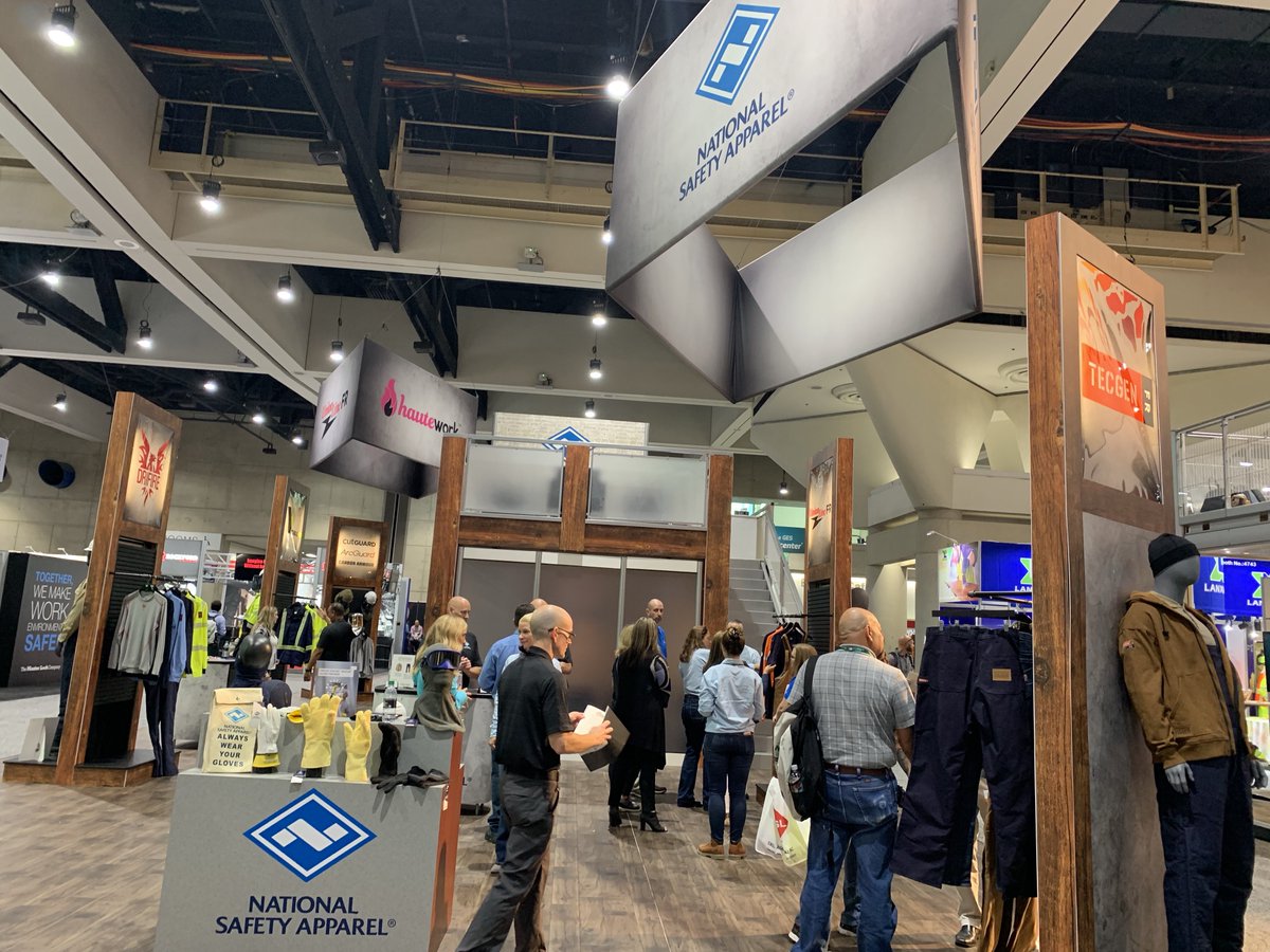 thinkNSA's tweet photo. Thanks for a great first day at #NSCexpo our NSA team looks forward to seeing you tomorrow in booth #4635!
.
.
.
.
.
#thinkNSA #DRIFIRE #TECGEN #HauteWork #innovatingforyou #highperformance #FRclothing #facesofNSA https://t.co/MpwbH18svH