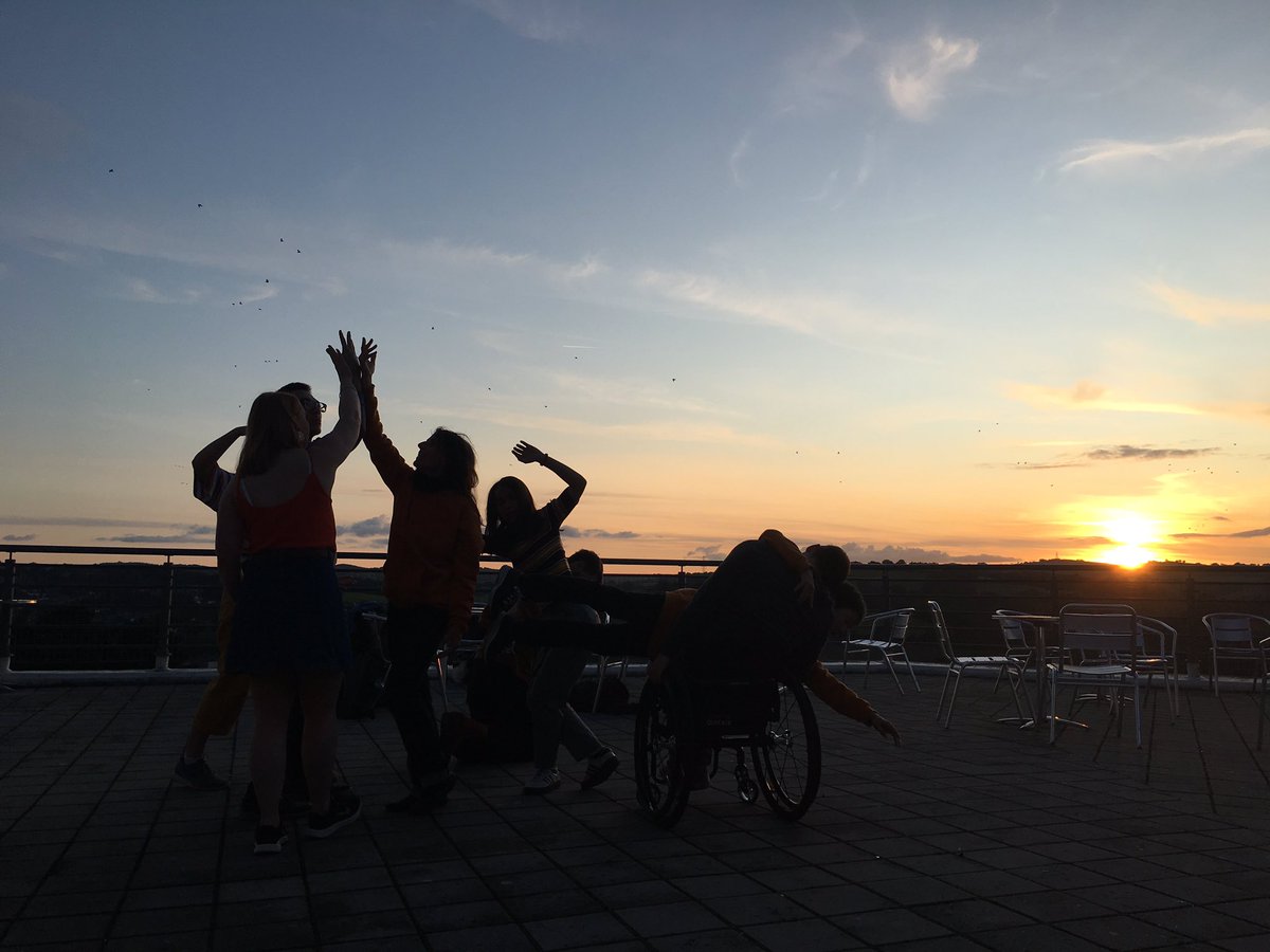 ms_danceartist's tweet photo. Truly wonderful final day of the International Intensive with #AdamBenjamin

@plymouthdance #contactimprovisation #improv #dance #family #international #listen #movement #inclusive #beautiful https://t.co/JKUjN604tX