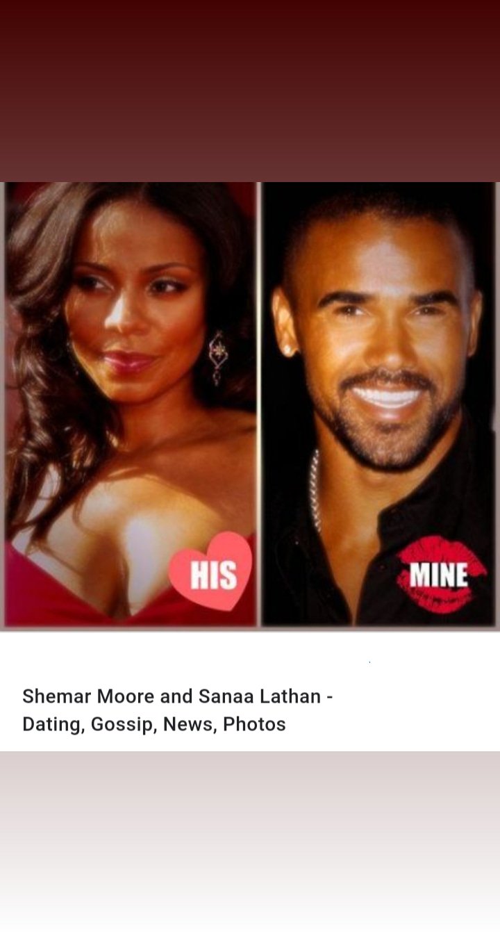 Shemar Moore And His Wife