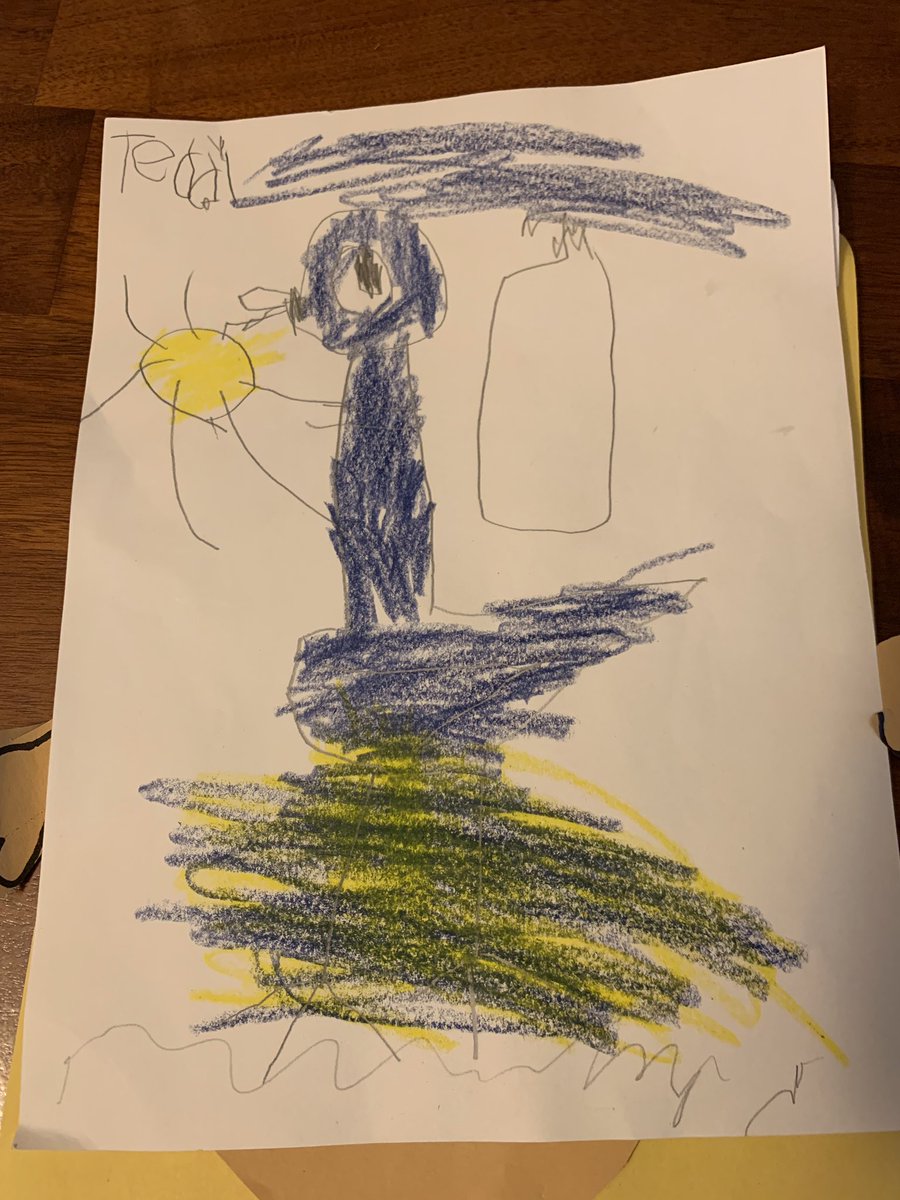 kaseybenliam's tweet photo. @The_Pigeon my 5 year old son loves you!  He drew this picture all by himself  of Pigeon peeing in a pool.😂😂😂 I’m a proud mama https://t.co/bNyEn3lyOM