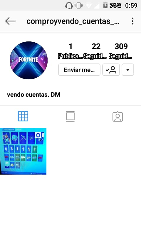criswombat's tweet photo. Holaa wombatcitos¡¡ pasaros por esta cuenta de instagram, vende cuentas muy buenas de fortnite a muy buen precio:)
Si quereis pasaros adelante jeje lleva poco y le viene bien una ayuda, gracias a todxs! https://t.co/kMhECSJz7S